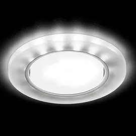 Встраиваемый светильник Ambrella GX53 LED G214 CH/WH