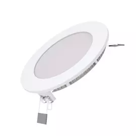 Встраиваемый светильник Gauss ультратонкий круглый IP20 6W,120х22, 105, 4100K 400лм 1/20