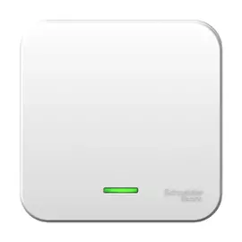 Выключатель 1-клавишный подсвет. Белый Schneider Electric