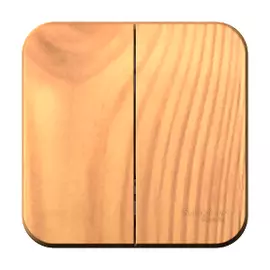 Выключатель 2-клавишный 10а 250b ясень Schneider Electric