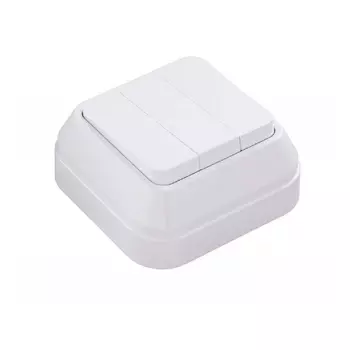 Выключатель Makel 3 клавишный накладной