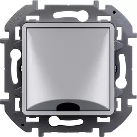 Вывод кабеля Legrand Inspiria, цвет - алюминий