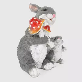 Зайцы ТПК полиформ с грибами 10х15х27 см