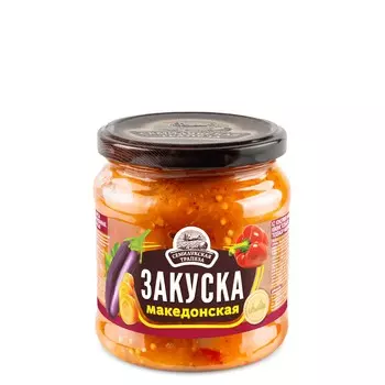 Закуски овощные Семилукская трапеза закуска македонская 460 г