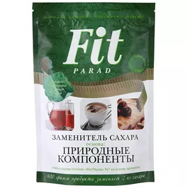 Заменитель сахара на основе эритритола Fit parad №7 400 г