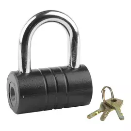 Замок навесной Зубр дисковый механизм ключ 7 "пинов" 82x46 мм