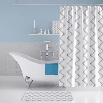 Занавеска для ванны Retro textil Tropikhome waterway