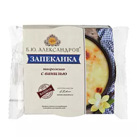 Запеканка творожная Б.Ю. Александров с ванилью 16% 100 г