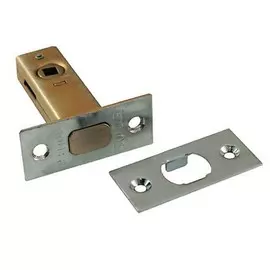 Защелка дверная для ванных Локри 002 bk-hd сатин