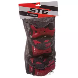 Защита детская STG YX-0308 комплект черный, размер М