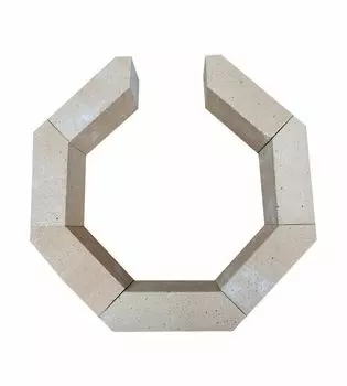 Защита огневой части очага Grillit шамотный кирпич 490x495x240 мм