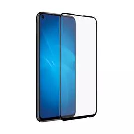 Защитное стекло Red Line Full Screen Tempered Glass Full Glue для Huawei P40 Lite E, чёрная рамка