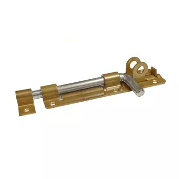 Засов дверной Трибатрон ЗД-140 бронзовый металлик