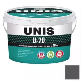 Затирка Unis u-70 антрацит с10 2 кг