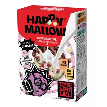 Завтрак сухой Happy Mallow смешарики 240 г