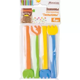 Зажимы для пакетов Marmiton Тюльпаны 4 шт