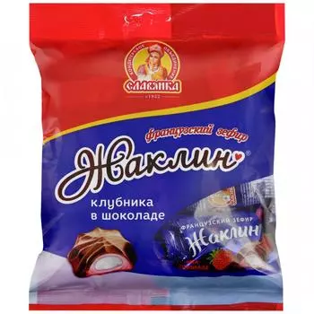 Зефир Славянка Жаклин французский со вкусом клубники, 190 г