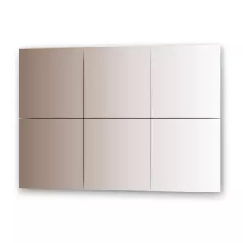 Зеркальная плитка Evoform с фацетом 15 мм бронза квадрат 30 х 30 см 6 шт.