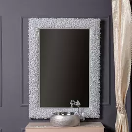 Зеркало Boheme Rose серебряное 100х5х140 см