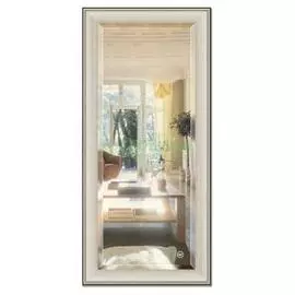 Зеркало с фацетом в багетной раме Evoform травленое серебро 95 мм 78х168 см