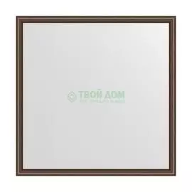 Зеркало в багетной раме Evoform орех 22 мм 58х58 см