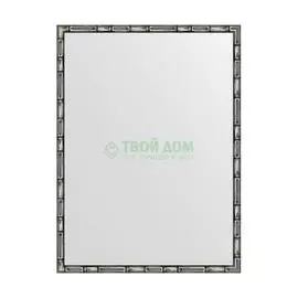 Зеркало в багетной раме Evoform серебряный бамбук 24 мм 67х67 см