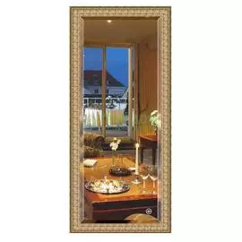 Зеркало с фацетом в багетной раме Evoform медный эльдорадо 73 мм 74х164 см