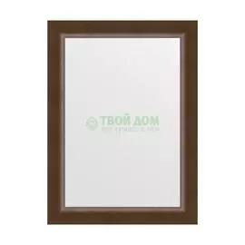 Зеркало в багетной раме Evoform орех 65 мм 56х76 см