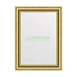 Зеркало в багетной раме Evoform состаренное золото 67 мм 56х76 см