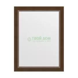 Зеркало в багетной раме Evoform орех 65 мм 66х86 см