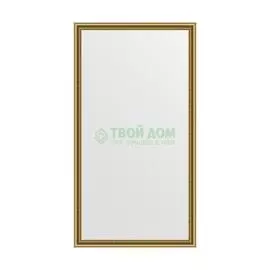 Зеркало в багетной раме Evoform бусы золотые 46 мм 72х132 см