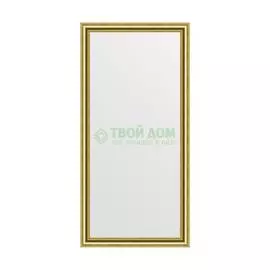 Зеркало в багетной раме Evoform состаренное золото 67 мм 76х156 см