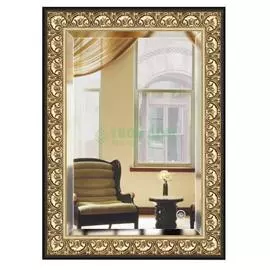 Зеркало с фацетом в багетной раме Evoform барокко золото 106 мм 80х110 см