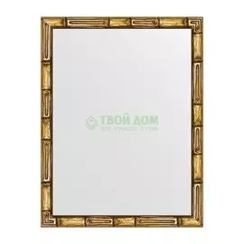 Зеркало в багетной раме Evoform золотой бамбук 24 мм 34х44 см