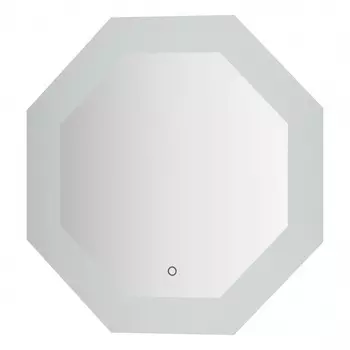 Зеркало Evoform с LED-подсветкой 19 W 60х60 см Сенсорный выключатель Нейтральный белый свет