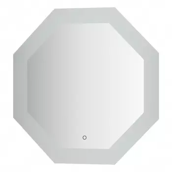 Зеркало Evoform с LED-подсветкой 22,5 W 70х70 см Сенсорный выключатель Нейтральный белый свет