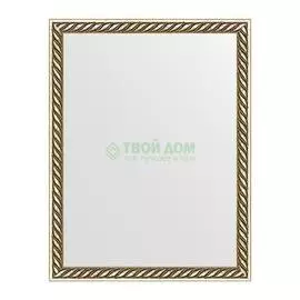 Зеркало в багетной раме Evoform витая латунь 26 мм 34х44 см