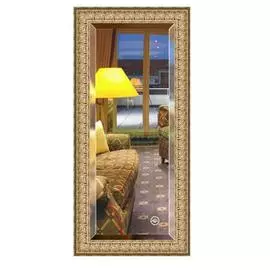 Зеркало с фацетом в багетной раме Evoform медный эльдорадо 73 мм 54х114 см