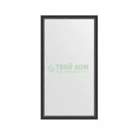 Зеркало в багетной раме Evoform черный дуб 37 мм 60х110 см