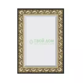 Зеркало с фацетом в багетной раме Evoform серебряный акведук 93 мм 67х157 см