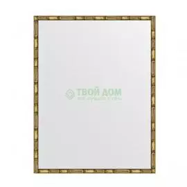 Зеркало в багетной раме Evoform золотой бамбук 24 мм 67х87 см