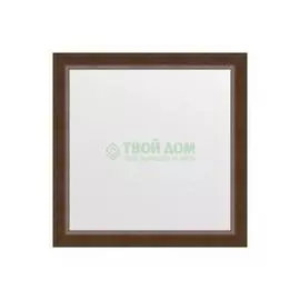 Зеркало в багетной раме Evoform орех 65 мм 76х76 см