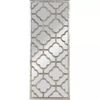 Зеркало Glasar Раджастан серебристое 118x3x48 см