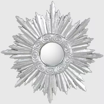 Зеркало Kimberley серебристое 24,5x2x24,5 см