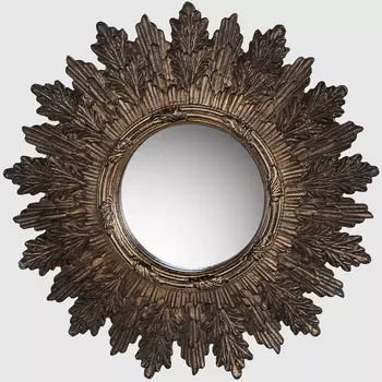 Зеркало Kimberley золотистое 22х2,2х22 см