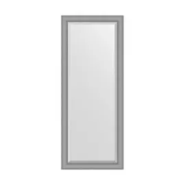 Зеркало напольное с фацетом в багетной раме Evoform серебряная кольчуга 88 мм 82x202 см