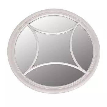 Зеркало настенное Glasar 80x4x80см серебро