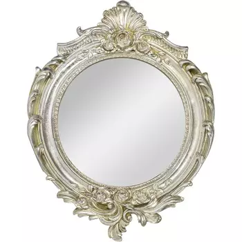 Зеркало настенное Glasar серебристое 27х4х35 см