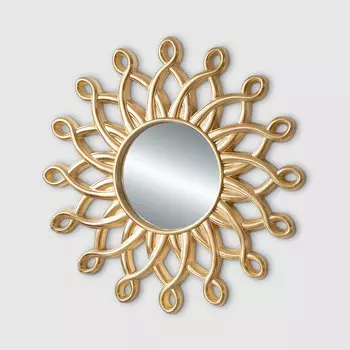 Зеркало настенное Glasar Солнце 107х5х107 см