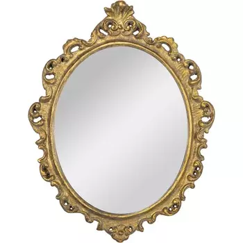 Зеркало настенное Glasar золотистое 27х4х35 см